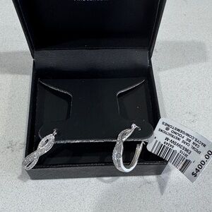 Elegant Silver Hoop Earrings